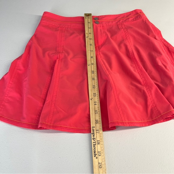 Title Nine Nimblene Swintastic Skort size 2 Coral Pink Hiking Outdoors - Picture 14 of 15